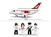 Sluban Concept Plane - 275 Pieces (Brand New in Original English Box) 100% LEGO Compatible - Educational Toy - Building Bricks (red and white medium size) Aviation Series M38-B0365