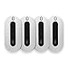 MYNT Tracker - Key Locator, Wallet Tracker, Phone Finder, Remote Control. Find Your Valuable Item Near and Far (BRUSHED SILVER, 4-PACK)
