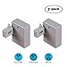 WOOCH RFID Lock,Electronic Cabinet Lock for Wooden Hidden Cabinet Drawer, RFID Card/Tag Entry（2 Pack）