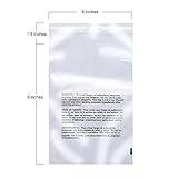 200 6x9 Resealable Poly Bags with Suffocation Warning