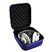 Headphone Full Size Hard Large Carrying Case / Travel Bag with Space for Cable, AMP, Parts and Accessories (Fit AKG, Sennheiser HD700, HD650, HD600, HD380, PXC450, PC163D, ATH W3000ANV, W5000, Shure SRH240 SRH440 SRH550DJ SRH750DJ, Beats Studio, Solo and More) Bluethumb 3
