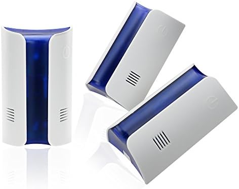 Pest Repeller Electromagnetic Ultrasonic Pest Control,Safe and Non-Toxic for Maximum Protection Against Bugs, Pests,Rodents,3-Pack(Peace and Quiet!)