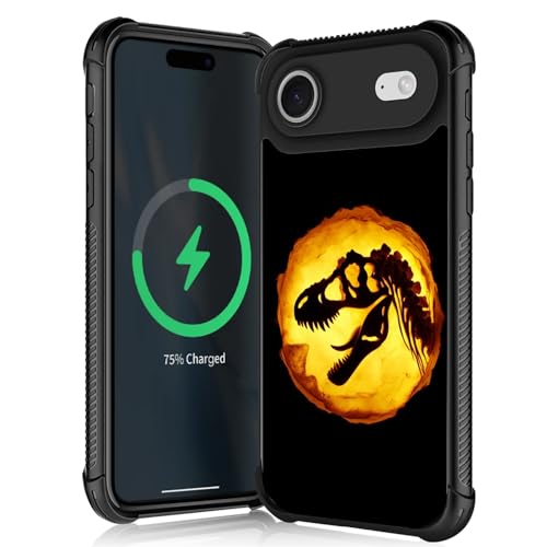 CARLOCA Compatible with iPhone 17 Air Case,for MagSafe Girl Fashion Graphic Design Shockproof Anti-Scratch Drop Protection Case for iPhone 17 Air Dinosaur Head Yellow Light Cases at Amazon