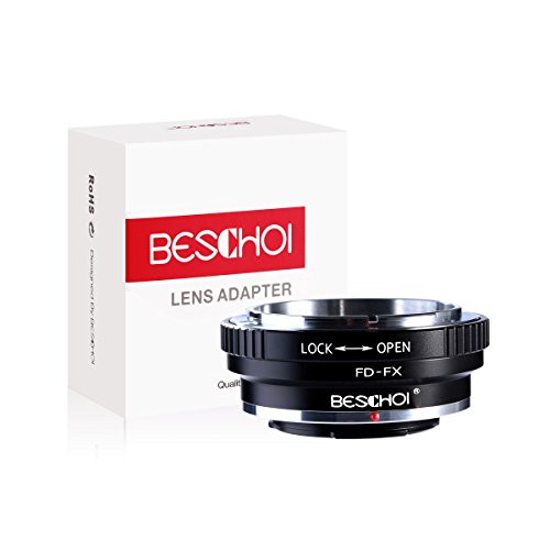Beschoi lens mount adapter, canon fd lens to fujifilm f…