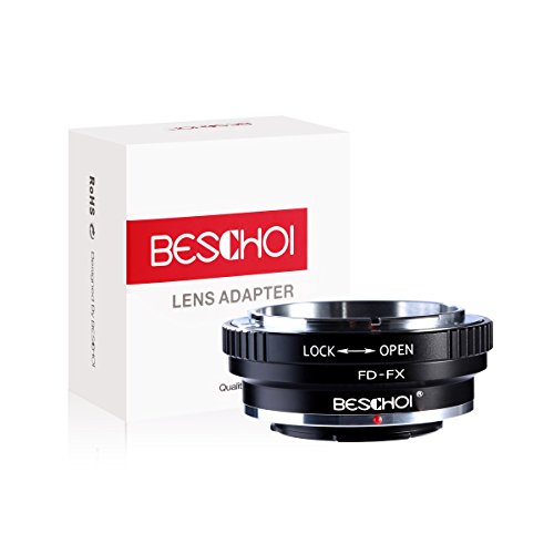 Beschoi Lens Mount Adapter, Canon FD Lens to Fujifilm FX Mount Camera Adapter