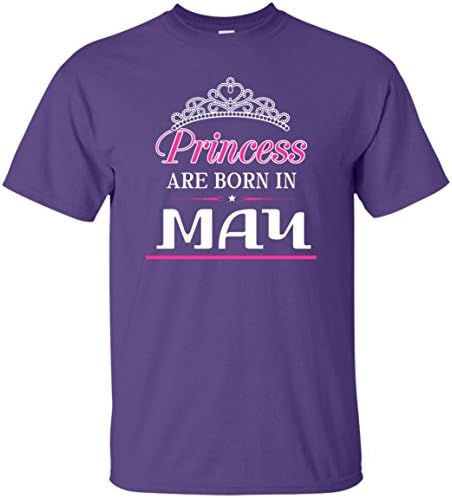 Princess Are Born In May T-Shirt, May Birthday Gifts For Women - Born In May T-Shirt