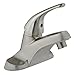 Dura Faucet RV Bathroom Faucet With Curved Single-Lever and Arced Spout for Recreational Vehicles, Motorhomes, Trailers, 5th Wheels and Campers (Brushed Satin Nickel)