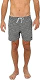 UZZI Men's Malibu Swim Trunks Black XL