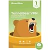 TunnelBear VPN | Wifi & Internet Privacy, Unlimited Data, 5 Devices | 1 Year | PC Code