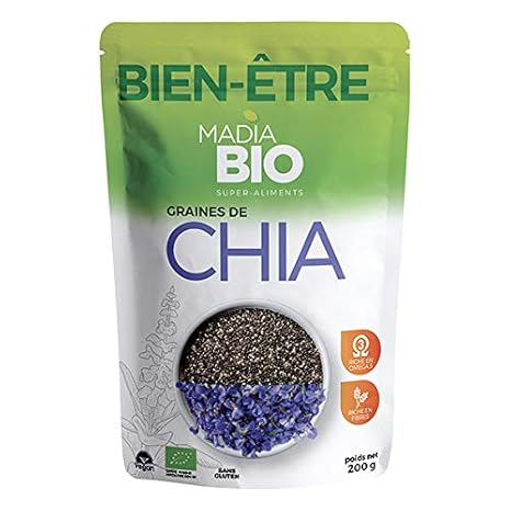 Madia Bio - Semillas De Chia Bio 200G - Lote De 3 - Precio Por ...