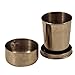 Emergency Zone Collapsible Camping Cup, Food Grade Stainless Steel. 4oz. Single Pack