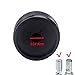 DIKAVS Solid Aluminum Potentiometer Knob Audio Volume Knob 30 x 17mm