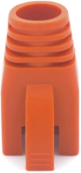 VCE RJ45 Strain Relief Boots for Cat6A/Cat7 Network Plugs, 20-Pack Ethernet Connector Protection Cover in Orange - Image 5