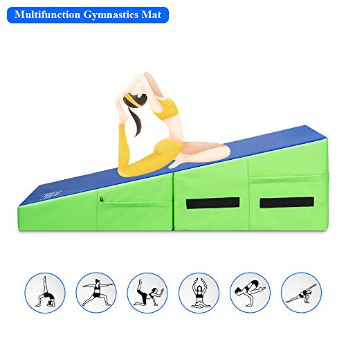 CCHAIN Sports Folding Gymnastics Cheese Mat Gym Fitness Tumbling Skill