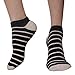 CozyWow Women's Low Cut Fashion Striped Casual Socks (5-Pack) 5Colors