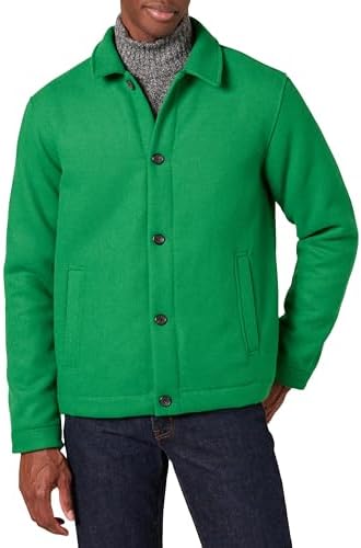 Alpakaandmore Mens Warm Alpaca Wool Fabric Jacket Grey (Small) at