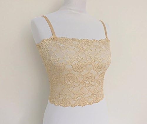 Nude floral lace tank top. Elastic lace bralette. Lace lingerie. Nude lingerie. Lace camisole.