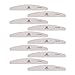 MAKARTT Zebra Nail File Washable Double Sided Emery Board 10 Pieces 100 180 Grit