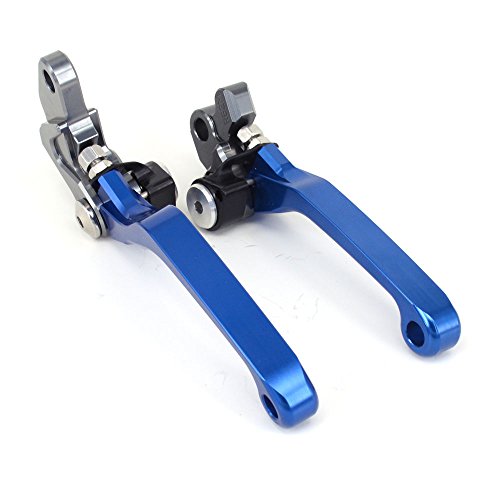 image for JFG RACING Billet Pivot Foldable Clutch Brake Lever For Yamaha YZ80 YZ