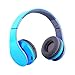 Beyution Wireless Bluetooth Headphones Over-ear HiFi Stereo Headset Built in Mic-phone with Retail Package (Sky Blue color)