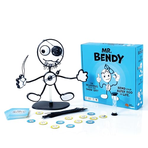 Fat Brain Toys Mr. Bendy - Craft, Bend, & Guess! Party Game for Kids & Adults