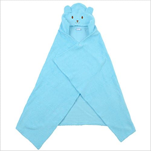 Mcnen Baby Bath Hooded Towel Made with 100% Soft Cotton，Large 43x28-Inch size