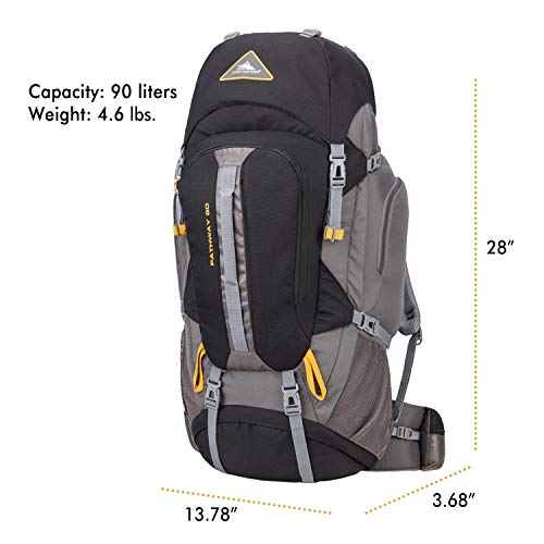 high sierra 50l backpack