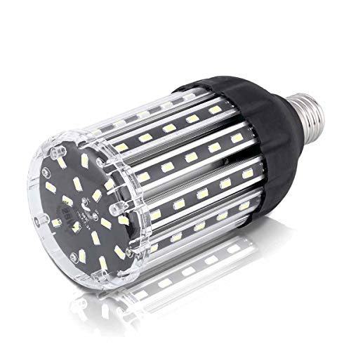 25W E26 LED Corn Light Bulb, 6000K Daylight Cool White Super Bright, Wenscha 2500 Lumen 220W Equivalent LED Bulb Light for Indoor Outdoor Large Area Garage Factory Warehouse Backyard Garden Porch