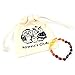 Baltic Amber Teething Bracelet/Teething Anklet For Babies, Toddlers & Kids (Unisex, Rainbow Beans, 5.5