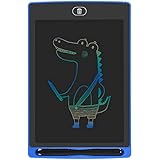 Newest Colorful LCD Writing Tablet, 8.5” Electronic Drawing Erasable Tablet for Kids, Handwriting Drawing Board Doodle Pad with Memory Lock Gift for Kids and Adults at Home, School and Office (Blue)