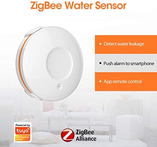FANGYUN Smart Home Wasserlecksensor kabellos Hochwasserdetektor Wasserleck Erkennung Alarm Wasserstand berschreitet Standardalarm