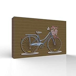 Wall26-Canvas Wall Art-Bicycle-Giclee Painting Wall Bedroom Living House Decoration Home Art - 12x18 inches