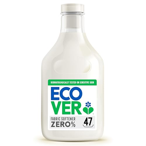 Ecover Zero Fabric Softener, Baby Fabric Conditioner, For Sensitive Skin, Dermatologically Tested, 1 x 47 Washes, 1 x 1.43L