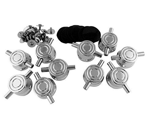 Goedrum 10 Double End Tom Drum Lugs with Mounting Screws