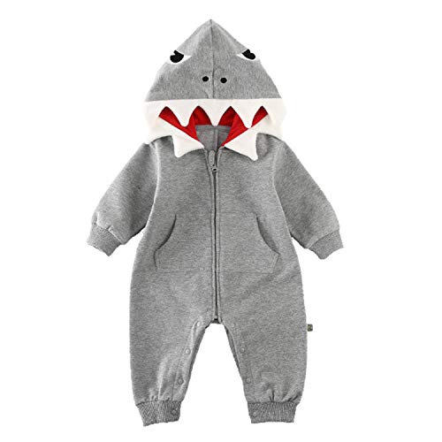 shark romper baby