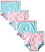 Gerber Baby Girls Infant Toddler 4 Pack Potty Training Pants Underwear Big Dots 3T
