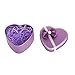 JOUDOO Fluffy Fur Ball Keychain With Gift Box Fox Head Pom Pom Keyring GJ020 (purple)