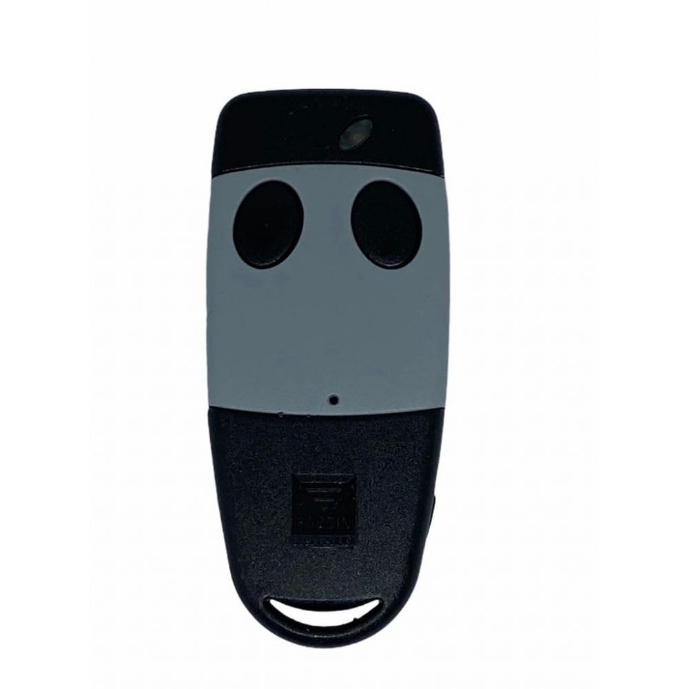 Exen S Series 449 QZ/2 Remote Control, 433 MHz, 2 Channel, Rolling Code, Compatible with Porta Garage