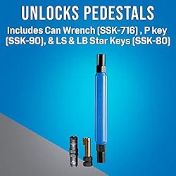 SSK-950 Tools Can Wrench Kit with P Key & Star Key
