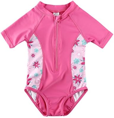 Vivafun Baby Girl Sun Protective Swimwear Infant Toddler Rash Guard Shirt