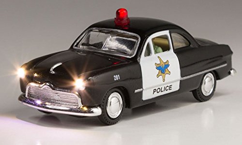 WOODLAND SCENICS JUST PLUG VEHICLES POLICE CAR o gauge