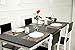 SICOHOME Placemats,Placemats for Table,Set of 4,Brown,Vinyl Kitchen Placemats,