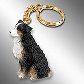 Conversation Concepts Australian Shepherd Tricolor w/Docked Tail Key Chain
