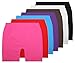Basico Girls Dance Bike Shorts for sports play or under skirts, (Pack of 6)