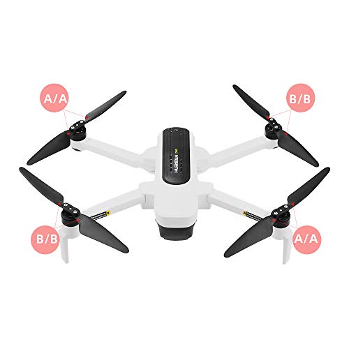 O'woda 2 Pairs Foldable propellers H117S ( Base + Screw + Wrench ) for Hubsan Zino H117S Drone Spare Parts Accessories - Thumbnail 7