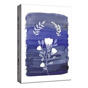 Canvas Wall Art for Living Room,Bedroom Home Artwork Paintings Abstract Flower Art Ready to Hang - 12x18 inches