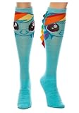 Rainbow Dash With Ribbon Mane Knee High Socks
