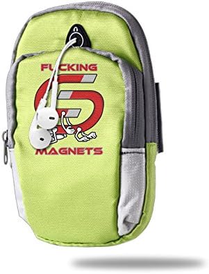 Fucking Magnets Convenient Unisex Outdoor Portable Sports Climbing Arm Pockets KellyGreen
