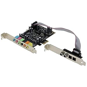 Huante Geluidskaart PCIe 7.1 kanalen CM8828 + CM9882A met SPDIF-ondersteuning, stereo, digitaal, 3D, analoog, PCIe 7.1…