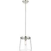 Z-Lite 3032P10-PN Callista Pendant, 1-Light 60 Watts, Polished Nickel